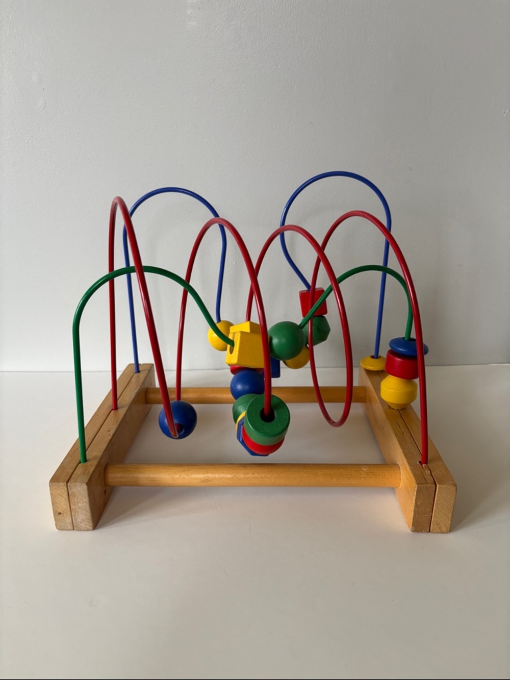 Classic Wooden Bead Maze Toy Multicolour Educational Fine Motor Toy